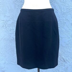 Giorgio Armani Pencil Skirt Size 12 Black Minimalist Career